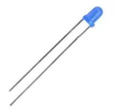 LED 3mm Phủ Xanh Dương Chân Ngắn